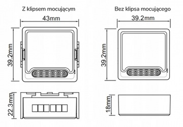 Moduł OXT Inteligentny mini przekaźnik beznapięciowy ZigBee TUYA Smart