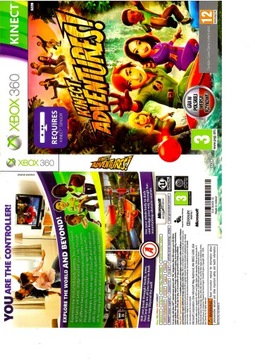 KINECT ADVENTURES на польском языке PL XBOX 360
