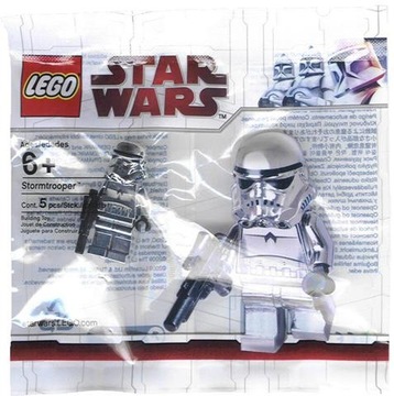 Lego Star Wars 4591726 Stormtrooper sw0097 Chrome Silver