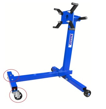 КОЛЕСО ПОДЪЕМНОГО КРАНА ДЛЯ МАСТЕРСКИХ 75 мм ПОВОРОТНОЕ НА 360°