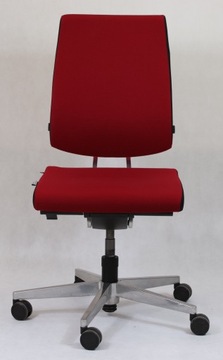 Fotel biurowy obrotowy do biura gabinetu bordowy Sedus 116x50x60 cm