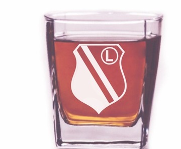 Szklanka do Whisky z Grawerem Legia Warszawa