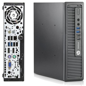 Мини-ПК HP 800 G1 USDT Core i3-4130 8/320 2xDP W11