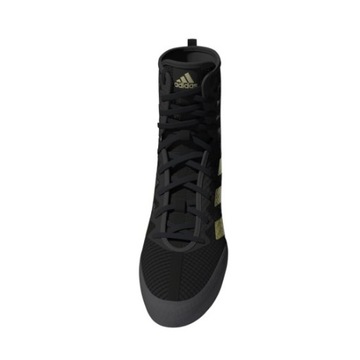 Боксерские кроссовки ADIDAS BOX HOG 4, черно-золотые