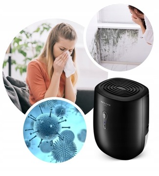 ОСУШИТЕЛЬ ВОЗДУХА 30ВТ БЕСШУМНЫЙ ПОГЛОЩАТЕЛЬ ВЛАЖНОСТИ ELEGANT MATTE SMART