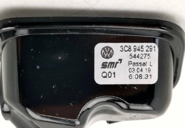 LAMPA PODSVÍCENÍ ZRCÁTKO LEVÝ VW PASSAT B7 3C8945291 NOVÁ ORIG.