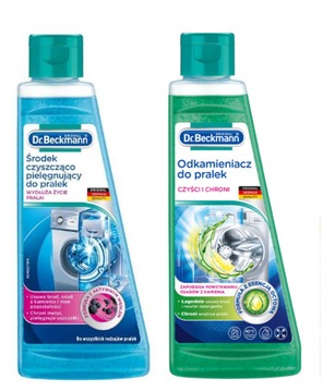 Dr.BECKMANN ZESTAW PŁYN CZYSZCZĄCY DO PRALEK 250 + ODKAMIENIACZ 250