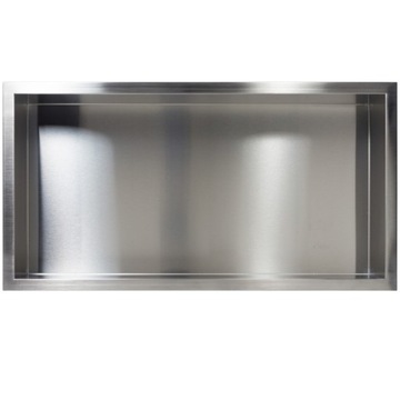 BALNEO Wall–Box ONE Półka wnękowa 60x30x10 Inox