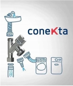 ТРОЙНИК ARCO С КЛАПАНОМ 3/8X3/4X3/8 антикаменный