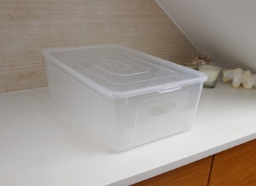 4x КОРОБКА-ОРГАНИЗАТОР ДЛЯ ОБУВИ С КРЫШКОЙ