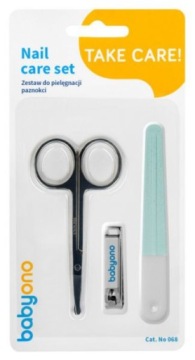 BABYONO НОГТЕЙ КОСМЕТИЧЕСКИЙ НАБОР НОГТЕЙ КУСАЧКИ НОЖНИЦЫ