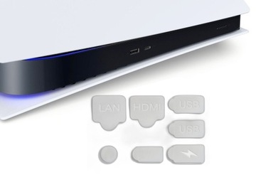 НАБОР ИЗ 7 ПЫЛЕЧЕХОЛИКОВ, БЕЛЫЙ ДЛЯ PLAYSTATION 5 PS5