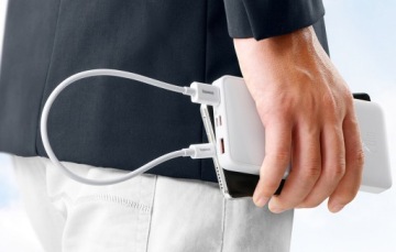 ТЕЛЕФОННЫЙ КАБЕЛЬ BASEUS STRONG USB-A — USB TYPE C QC 6A 100 Вт 0,25 м