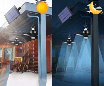 2x СОЛНЕЧНАЯ ПОДВЕСНАЯ ЛАМПА ЛЮСТРА + ПУЛЬТ ДИСТАНЦИОННОГО УПРАВЛЕНИЯ