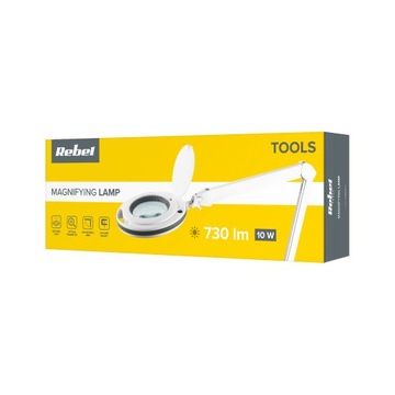 Лампа для мастерской с лупой Rebel 5D 10W 6500K 5