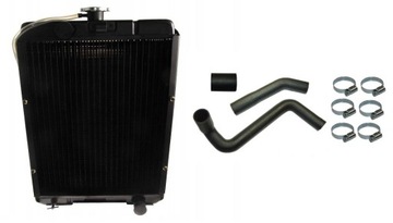 CHŁODNICA WODY URSUS C-330 3RZĘDOWA AGH + WĘŻE KPL