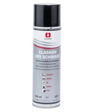 Wosk do konserwacji podwozia Elaskon UBS Schwarz 500 ml spray