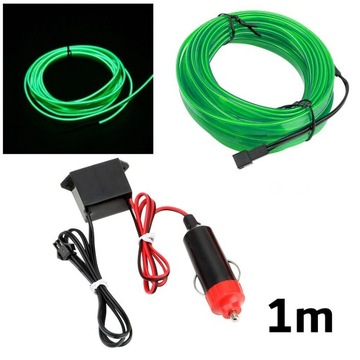 1M ŚWIATŁOWÓD EL WIRE LED TAŚMA PASEK AMBIENT