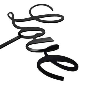 Фигурка-топпер для свадебного торта LOVE, украшение в разных цветах