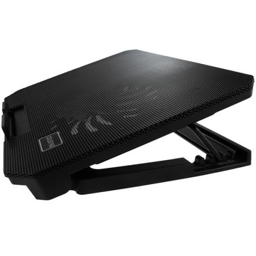 CICHA PODSTAWKA PODKŁADKA CHŁODZĄCA POD LAPTOP 15-17,3 REGULACJA NACHYLENIA