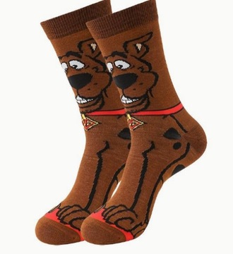 Skarpety Skooby Doo brązowe