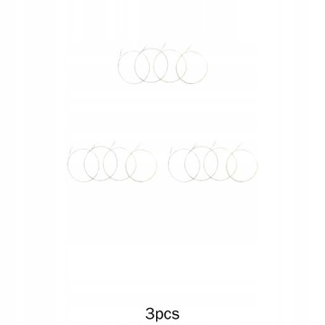 3x Zestaw S510 Posrebrzany Mandolina String