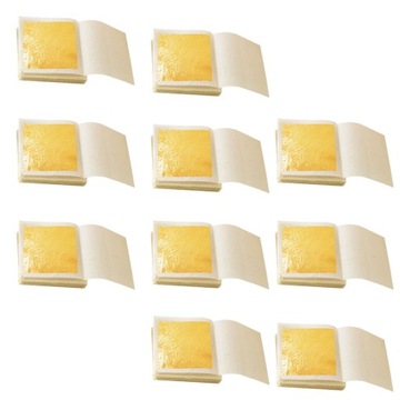 24-каратные золотые хлопья Каратные желтые листья 30 шт.