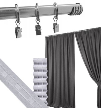 ZASŁONY OGRODOWE WODOODPORNE taśma 280 cm