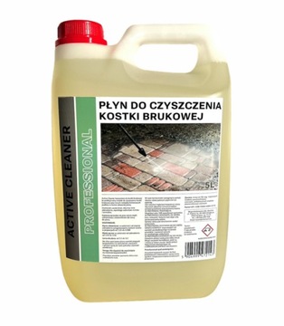 Płyn koncentrat ACTIVE CLEANER do czyszczenia mycia kostki brukowej 5l