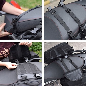 ЖЕСТКИЕ РЕГУЛИРУЕМЫЕ СУМКИ ДЛЯ МОТОЦИКЛА 36-58 ЛИТРОВ УГЛЕРОД С КРЫШКОЙ