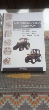 Instrukcja obsługi Belarus 820,920,952,1025