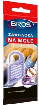 BROS ZAWIESZKA NA MOLE SKUTECZNA OCHRONA PRZED MOLAMI ODZIEŻOWYMI LAWENDOWA