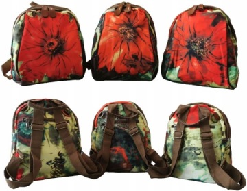 ЖЕНСКИЙ РЮКЗАК СУМКА МАЛЕНЬКИЙ ГОРОДСКОЙ РЮКЗАК СТИЛЬНЫЙ В ЦВЕТАХ 2В1