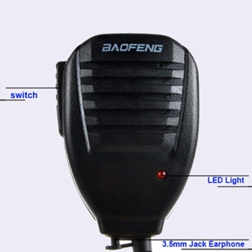 Динамик микрофона WOUXUN BAOFENG KENWOOD микрофон