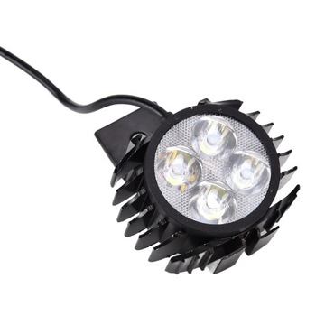 Reflektory motocyklowe LED Okrągły anioł 2 w 1