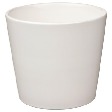 SOJABÖNA Osłonka doniczki - biały 9 cm