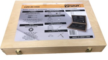 Комплект метчиков и плашек Fanar M3-M24 CZD-85