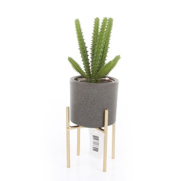 маленькая золотая подставка для цветов gold ASCOT 8x8/9 см