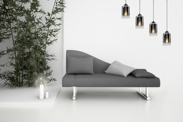 СОВРЕМЕННАЯ ЭЛЕГАНТНАЯ ПОДВЕСНАЯ ЛАМПА СО СТЕКЛЯННЫМ абажуром