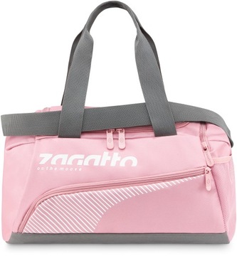 Dámska cestovná taška cez rameno priestranná športová taška ružová ľahká ZAGATTO