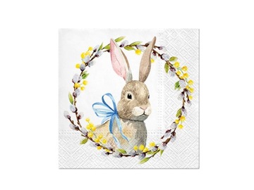 Serwetki papierowe Wielkanocne Zając 33 cm, 20 szt
