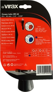 Труборез для меди VIRAX 6-42 мм + лезвие