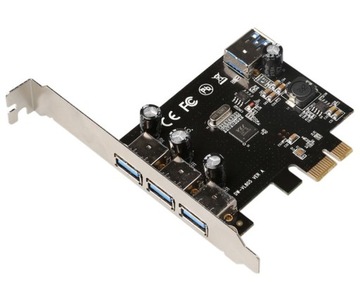Karta MicroConnect 3+1 port USB 3.0 PCIe