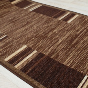 Прорезиненная дорожка в коричневую полоску, ширина 100 см.