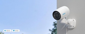 RLC-81PA POE IP-камера Bullet Outdoor 8Mpx 4K Микрофон Динамик