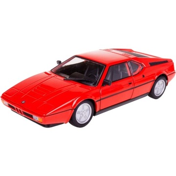 WELLY 1:24 SAMOCHÓD BMW M1 CZERWONY