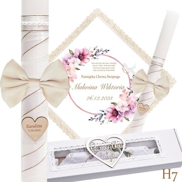 КРЕЩЕННАЯ СВЕЧА, КРЕЩЕННЫЙ ШАПОЧКА, ЭКО КОРОБКА