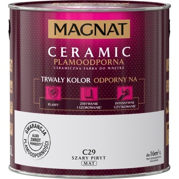 Farba MAGNAT CERAMIC C29 Szary Piryt 5L