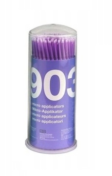 Mikropędzelki / Aplikatory Premium Plus - FIOLETOWE / CIENKIE