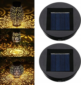 2szt Solarna lampa wymienna górna pokrywa latarni